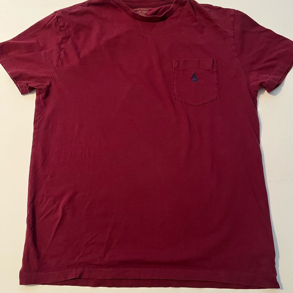 Polo by Ralph Lauren Maroon Short Sleeve Tee